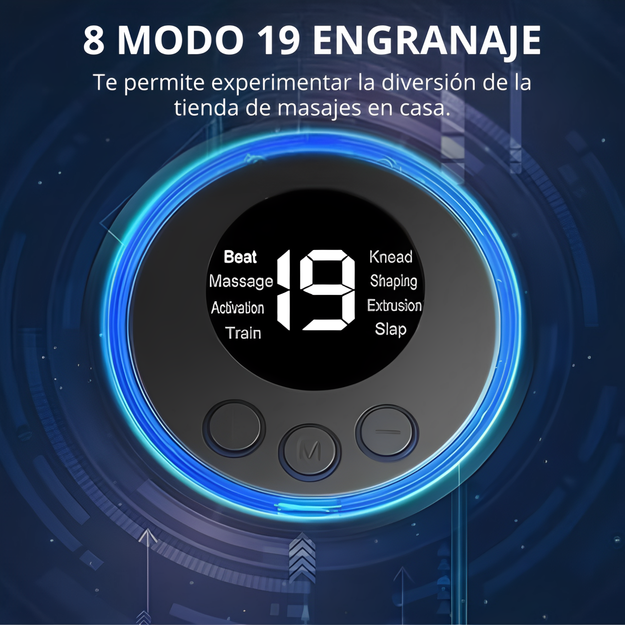 Masajeador de Pies y Parches con Control Remoto - Portátil USB Mejora la Circulación Sanguínea