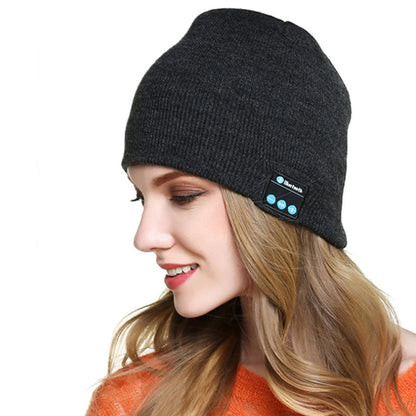 Gorro Deportivo de Invierno con Auriculares Inalámbricos Bluetooth y Micrófono para Xiaomi, Huawei y iPhone