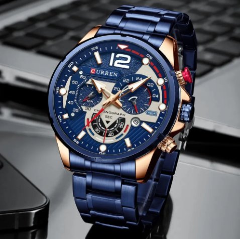 Reloj de lujo para hombre CURREN 8395